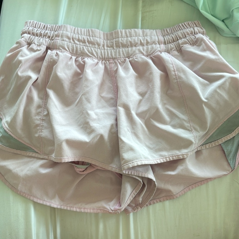 Light pink hotty hot shorts